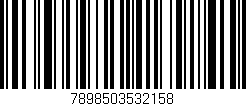 Código de barras (EAN, GTIN, SKU, ISBN): '7898503532158'