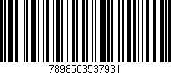 Código de barras (EAN, GTIN, SKU, ISBN): '7898503537931'