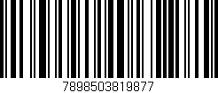 Código de barras (EAN, GTIN, SKU, ISBN): '7898503819877'