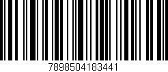 Código de barras (EAN, GTIN, SKU, ISBN): '7898504183441'