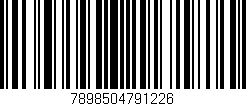 Código de barras (EAN, GTIN, SKU, ISBN): '7898504791226'