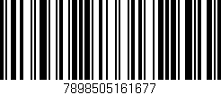 Código de barras (EAN, GTIN, SKU, ISBN): '7898505161677'