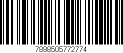 Código de barras (EAN, GTIN, SKU, ISBN): '7898505772774'