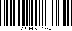 Código de barras (EAN, GTIN, SKU, ISBN): '7898505901754'