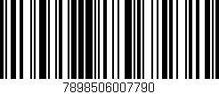 Código de barras (EAN, GTIN, SKU, ISBN): '7898506007790'