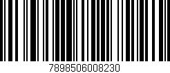 Código de barras (EAN, GTIN, SKU, ISBN): '7898506008230'