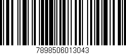 Código de barras (EAN, GTIN, SKU, ISBN): '7898506013043'