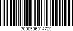 Código de barras (EAN, GTIN, SKU, ISBN): '7898506014729'