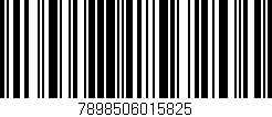 Código de barras (EAN, GTIN, SKU, ISBN): '7898506015825'