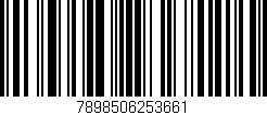 Código de barras (EAN, GTIN, SKU, ISBN): '7898506253661'