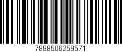 Código de barras (EAN, GTIN, SKU, ISBN): '7898506259571'