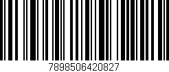 Código de barras (EAN, GTIN, SKU, ISBN): '7898506420827'