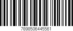 Código de barras (EAN, GTIN, SKU, ISBN): '7898506445561'