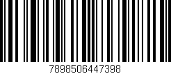 Código de barras (EAN, GTIN, SKU, ISBN): '7898506447398'