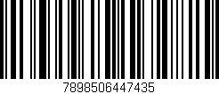 Código de barras (EAN, GTIN, SKU, ISBN): '7898506447435'