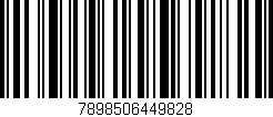 Código de barras (EAN, GTIN, SKU, ISBN): '7898506449828'