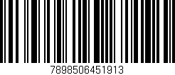 Código de barras (EAN, GTIN, SKU, ISBN): '7898506451913'