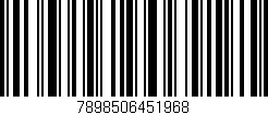 Código de barras (EAN, GTIN, SKU, ISBN): '7898506451968'