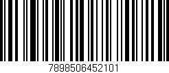Código de barras (EAN, GTIN, SKU, ISBN): '7898506452101'
