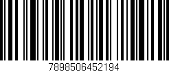 Código de barras (EAN, GTIN, SKU, ISBN): '7898506452194'