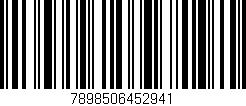 Código de barras (EAN, GTIN, SKU, ISBN): '7898506452941'
