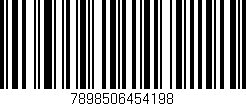 Código de barras (EAN, GTIN, SKU, ISBN): '7898506454198'