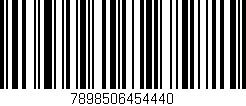 Código de barras (EAN, GTIN, SKU, ISBN): '7898506454440'