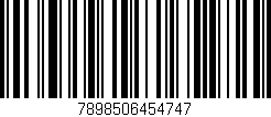 Código de barras (EAN, GTIN, SKU, ISBN): '7898506454747'