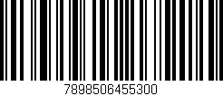 Código de barras (EAN, GTIN, SKU, ISBN): '7898506455300'