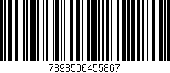 Código de barras (EAN, GTIN, SKU, ISBN): '7898506455867'