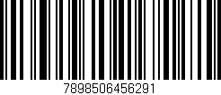 Código de barras (EAN, GTIN, SKU, ISBN): '7898506456291'