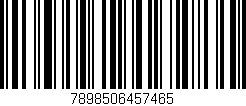 Código de barras (EAN, GTIN, SKU, ISBN): '7898506457465'