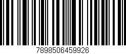 Código de barras (EAN, GTIN, SKU, ISBN): '7898506459926'