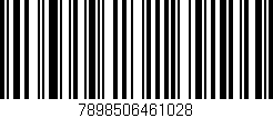 Código de barras (EAN, GTIN, SKU, ISBN): '7898506461028'