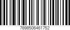 Código de barras (EAN, GTIN, SKU, ISBN): '7898506461752'