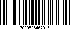 Código de barras (EAN, GTIN, SKU, ISBN): '7898506462315'