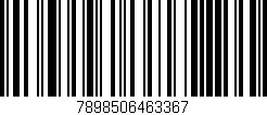 Código de barras (EAN, GTIN, SKU, ISBN): '7898506463367'