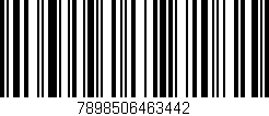 Código de barras (EAN, GTIN, SKU, ISBN): '7898506463442'