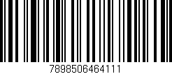 Código de barras (EAN, GTIN, SKU, ISBN): '7898506464111'