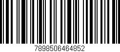 Código de barras (EAN, GTIN, SKU, ISBN): '7898506464852'