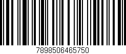 Código de barras (EAN, GTIN, SKU, ISBN): '7898506465750'