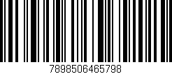 Código de barras (EAN, GTIN, SKU, ISBN): '7898506465798'