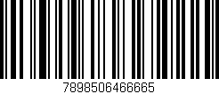Código de barras (EAN, GTIN, SKU, ISBN): '7898506466665'