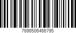 Código de barras (EAN, GTIN, SKU, ISBN): '7898506466795'