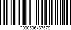 Código de barras (EAN, GTIN, SKU, ISBN): '7898506467679'