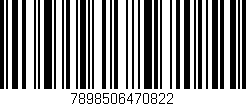 Código de barras (EAN, GTIN, SKU, ISBN): '7898506470822'