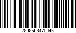 Código de barras (EAN, GTIN, SKU, ISBN): '7898506470945'