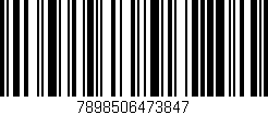 Código de barras (EAN, GTIN, SKU, ISBN): '7898506473847'
