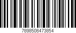 Código de barras (EAN, GTIN, SKU, ISBN): '7898506473854'