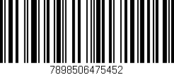 Código de barras (EAN, GTIN, SKU, ISBN): '7898506475452'